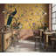 Papier peint paon, oiseaux floraux-408294076-408294077
