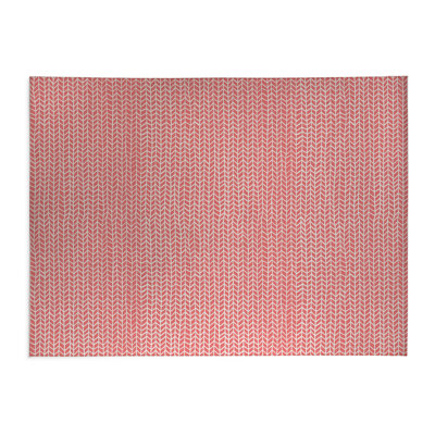 Chevron Feather Low Profile Kitchen Mat