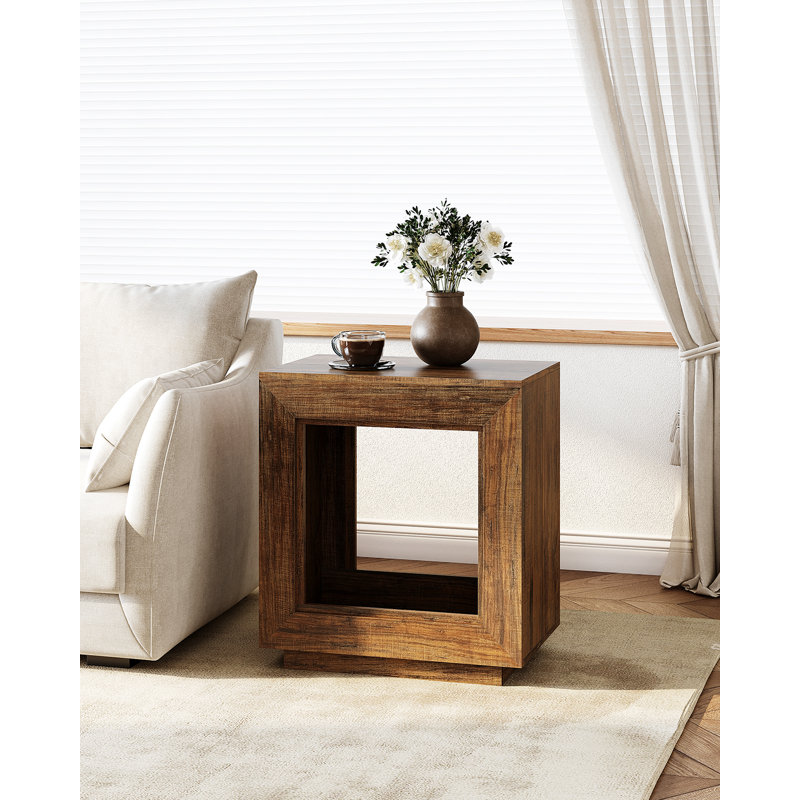 2-Tier Square End Table