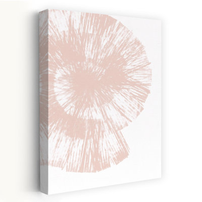 Radiant Spiral Burst 1 Piece Wrapped Canvas Wall Art