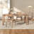 Light Walnut Rectangular Solid Dining Table For Dining Room/Kitchen-602741918