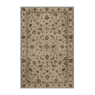 Tapis persan gris lavable à la machine