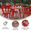 Table de restaurant commerciale intérieure / extérieure en polyester Harewood-582744024-582744026
