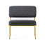Sixty Upholstered Lounge Chair with Metal Frame-1904381602-1904381604
