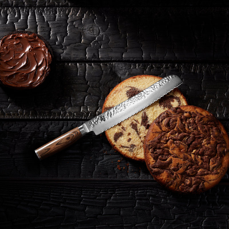 Premier 9'' L Bread Knife, Walnut
