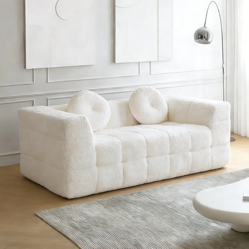 Canapé 66,5 po, Blanc