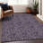 Premium Machine Washable Addington Eggplant Rug-530365929