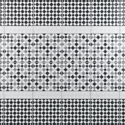 Sevillano Giralda 8" x 8" Ceramic Patterned Wall Tile