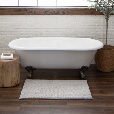 Wagnon Plush Memory Foam Stain/Fade Resistant Non-Slip Machine Washable Bath Mat