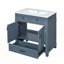 Meuble-lavabo 30 po avec lavabo en céramique-317562639