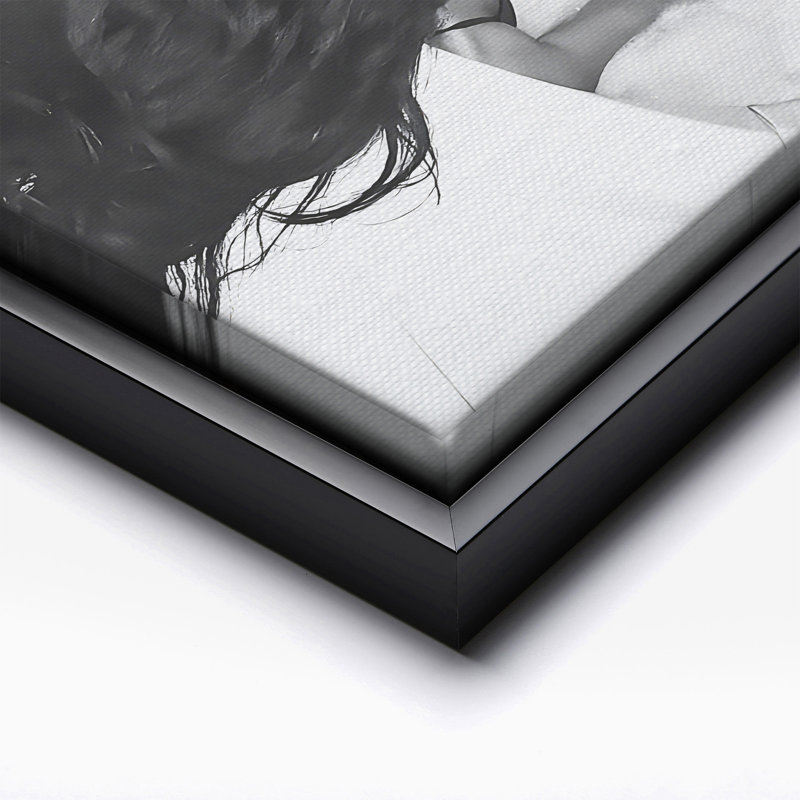Femme dans la baignoire n ° 1, 16"H x 20"W, Canvas, Black Framed