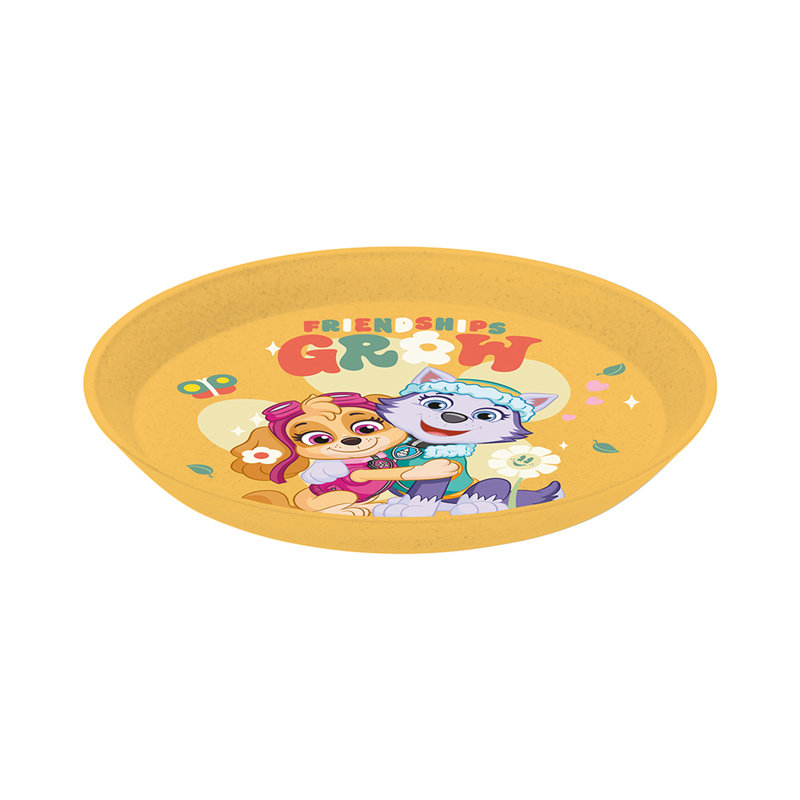 Koziol Connect Plate Grow Patrol, dessert plate, plastic, organic yellow, 20.5cm