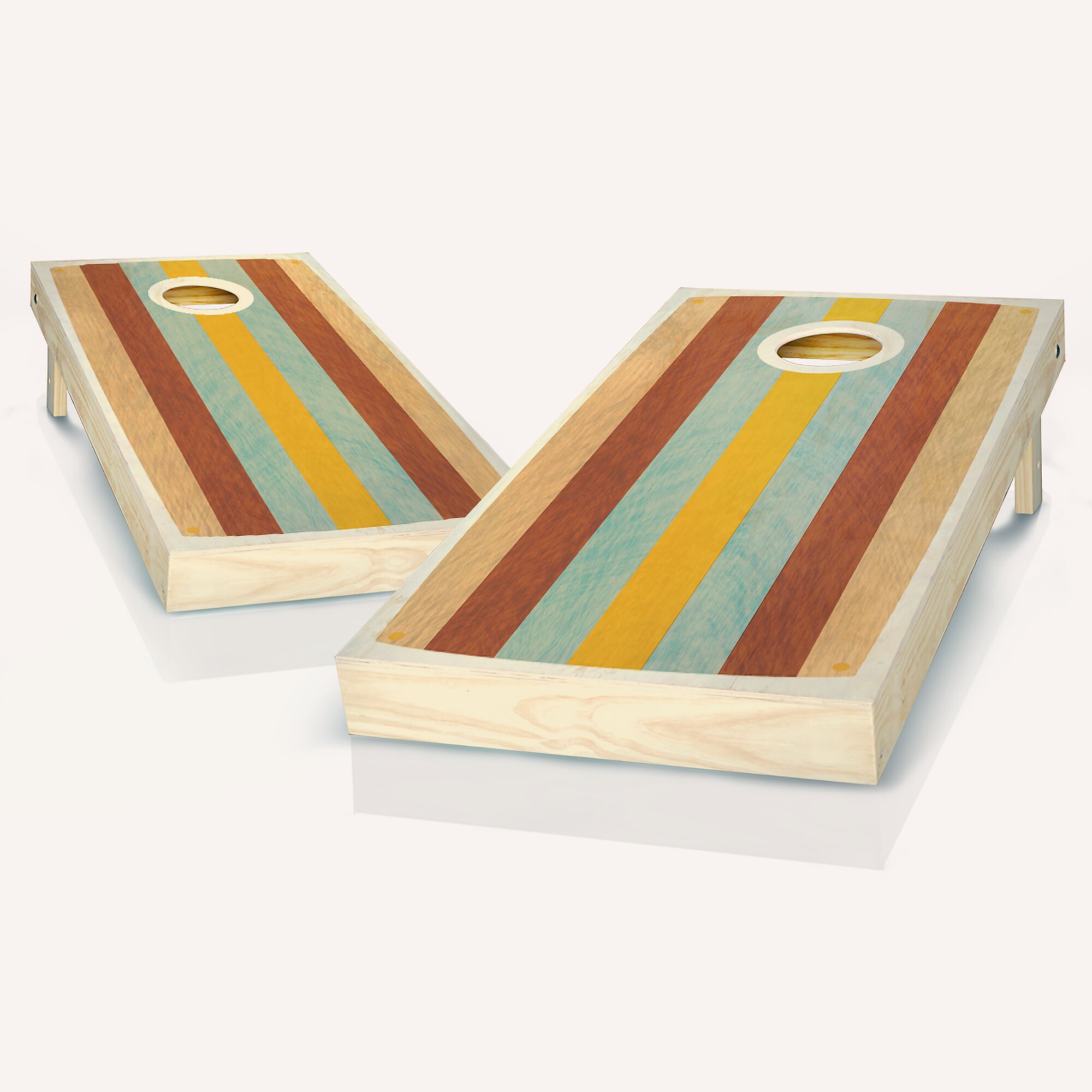 Skip's Garage 2' X 4' East Coast Cornhole Set With Hole Lights | Wayfair