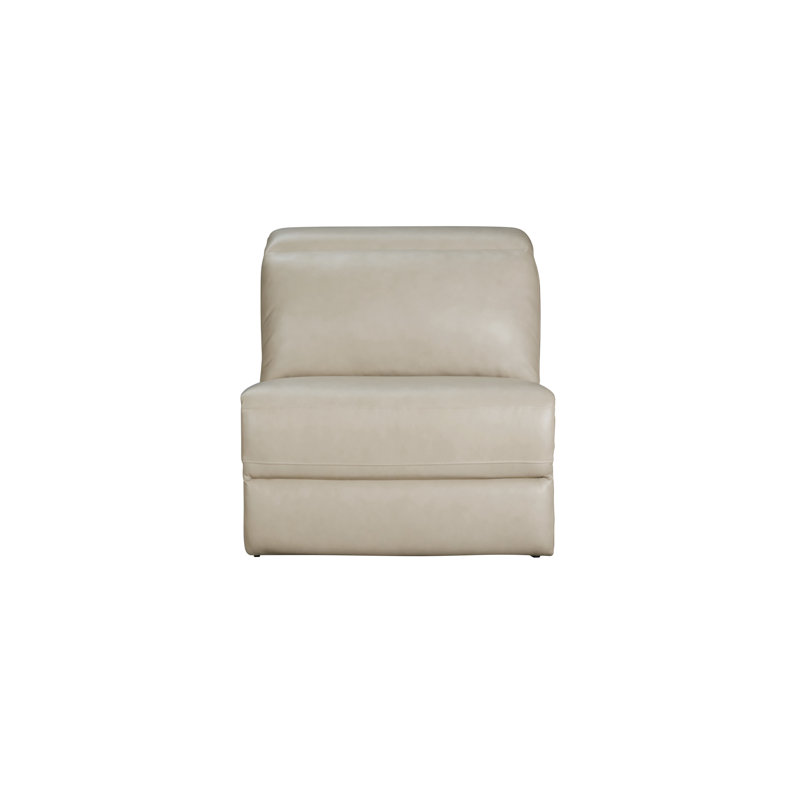 Loris Armless Recliner, LE0602 Genuine Leather