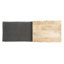 Banc de rangement en bois avec tiroir