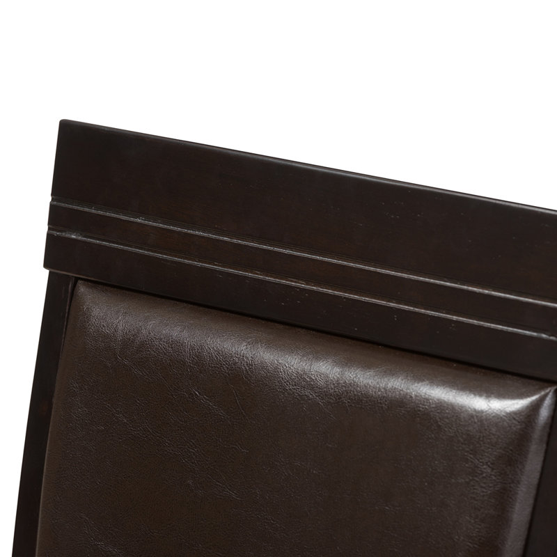 Kaiyen 18.5'' H Faux Leather Upholstered Parsons Chair