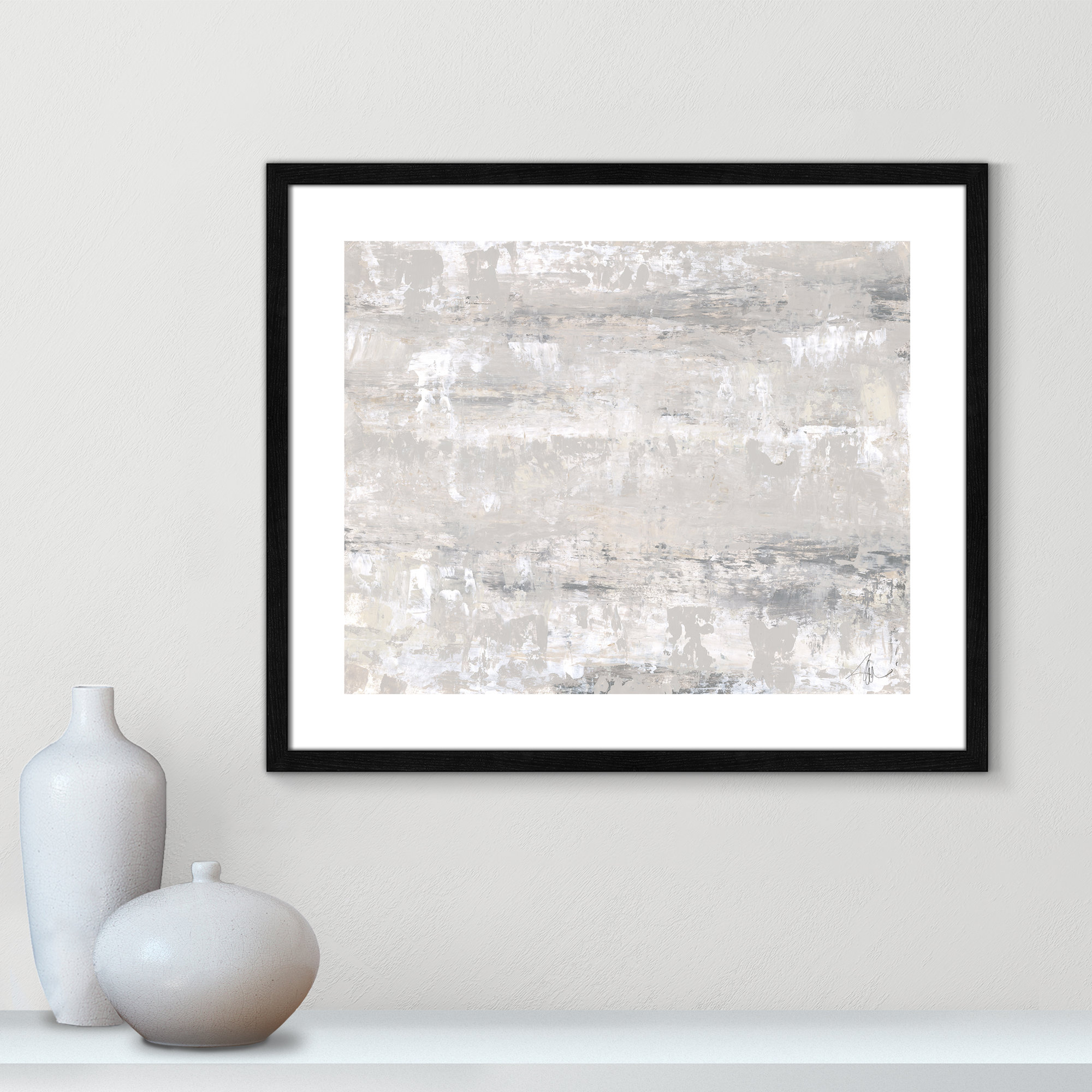 Desert Winds by Filippo Ioco - Print, Black Wood Framed Paper, 21.5" H x 25.5" W x 0.75" D