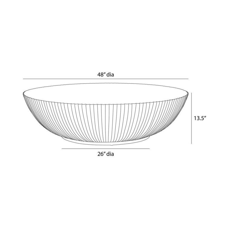 Etta Outdoor Round Coffee Table