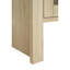 Armoire moderne de 70,76 po de hauteur avec tablettes réglables, porte en acrylique pour un rangement pratique, style élégant
