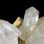 Cerussite et Galena sur miniature barite rose. Mibladen, Maroc