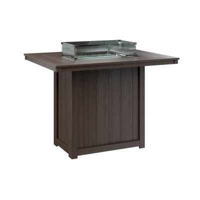 Berlin Gardens Donoma 54″ Rectangular Bar Fire Pit Table