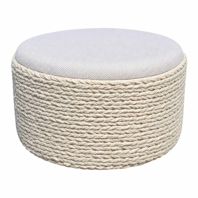Repose-pieds Penelope 30 x 30 x 18, Corde