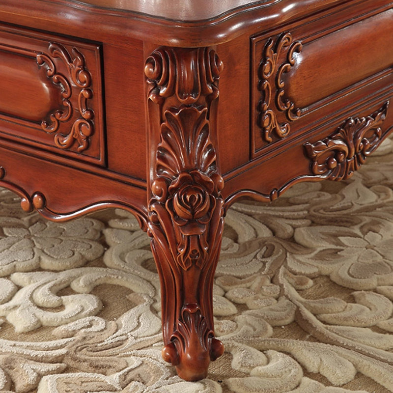 Table basse de style américain, H 20,47 po x L 55,12 po x l 31,49 po