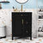 Meuble-lavabo contemporain en bois avec lavabo en céramique de qualité supérieure, porte à fermeture en douceur et grand espace de rangement-1564542193