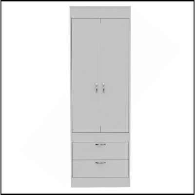 Alabama Armoire, One Large Cabinet, Two Drawers
