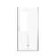 Porte de douche pliante de 33 à 32 po x 72 po, verre trempé de 1/4 po (6 mm), cadre en aluminium chromé, film antidéflagrant-129740045