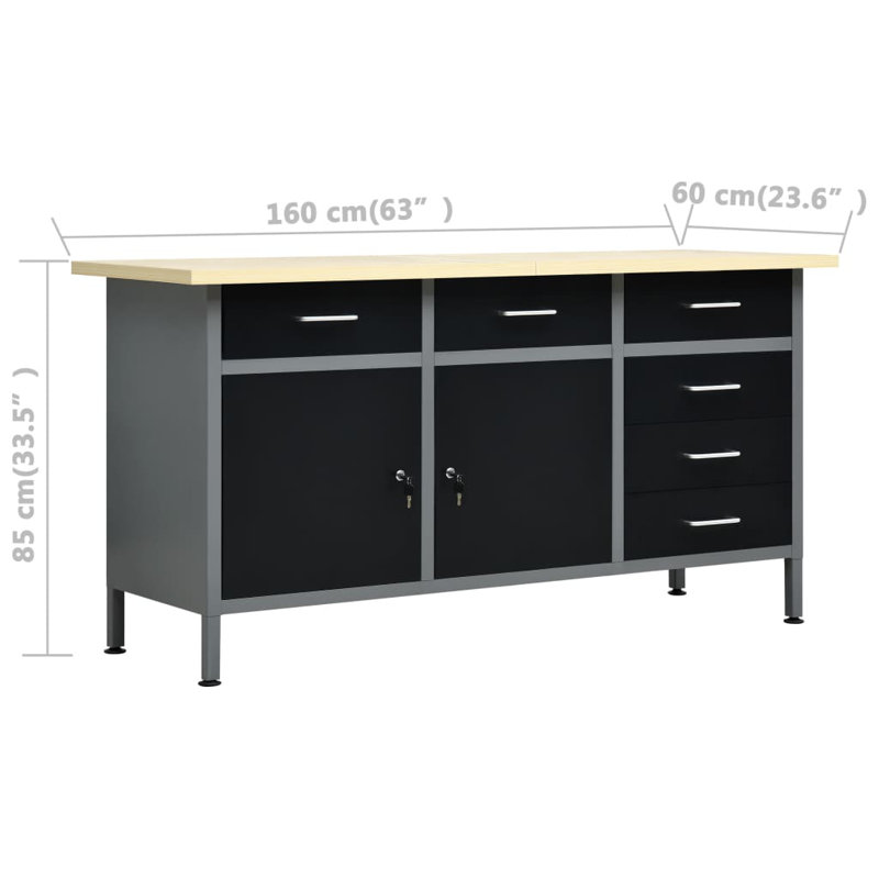 5 Piece Metal Complete Storage System