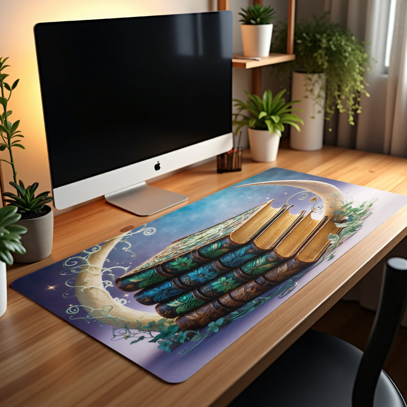 Polyester Desk Pad, 31.5x15.5