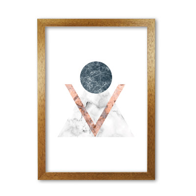 Marble Triangle Abstract - Print
