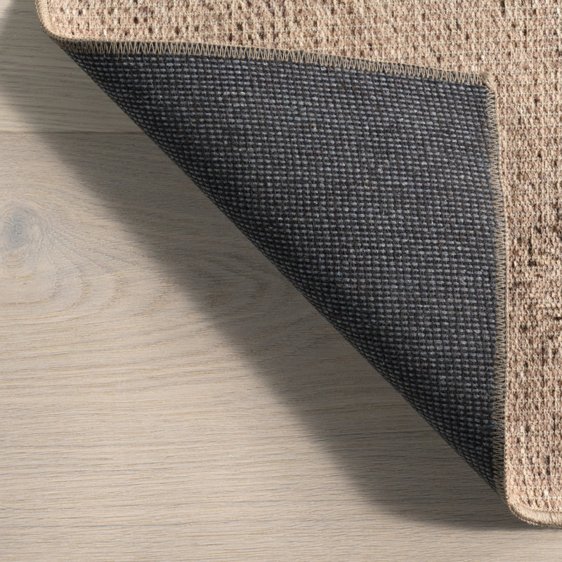 Joplin SpinClean Casual Trellis Cotton Machine Washable Area Rug, Rectangle 8' x 10'