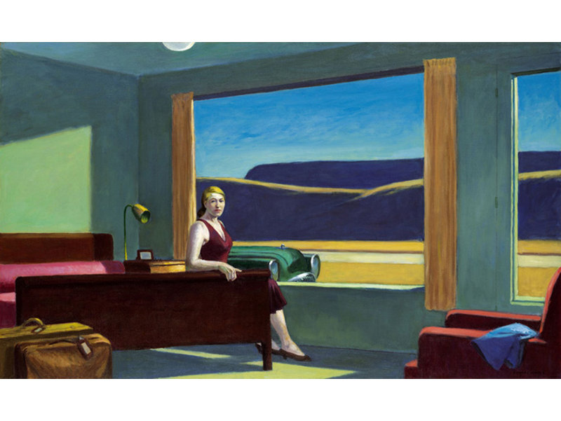 Western Motel, 14" H x 24" W