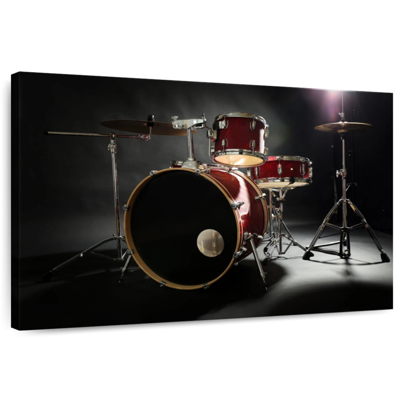 Abarca Red Drum Set, 34" H x 51" W