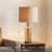 Arva Glass Standard Table Lamp