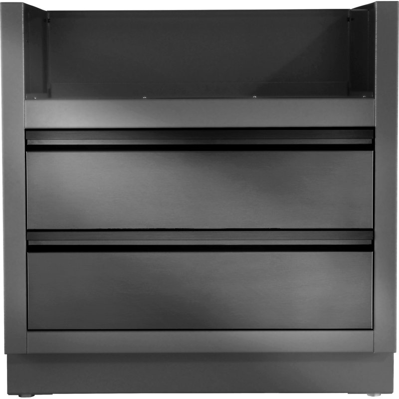 OASIS® sous-grill pour encastré Prestige® PRO 500 ou Prestige® 500, noir mat