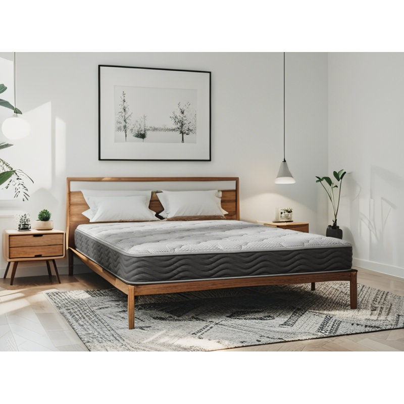 Hybrid Firm Mattress With Pocketed Coils, 8", Full