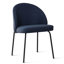 Ensemble de table de salle à manger 5 pièces pour 4 personnes avec chaises rembourrées et table de cuisine à piédestal de 46 po-1705708578