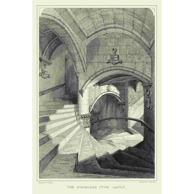 Détail gothique IV, H 18 po x l 12 po