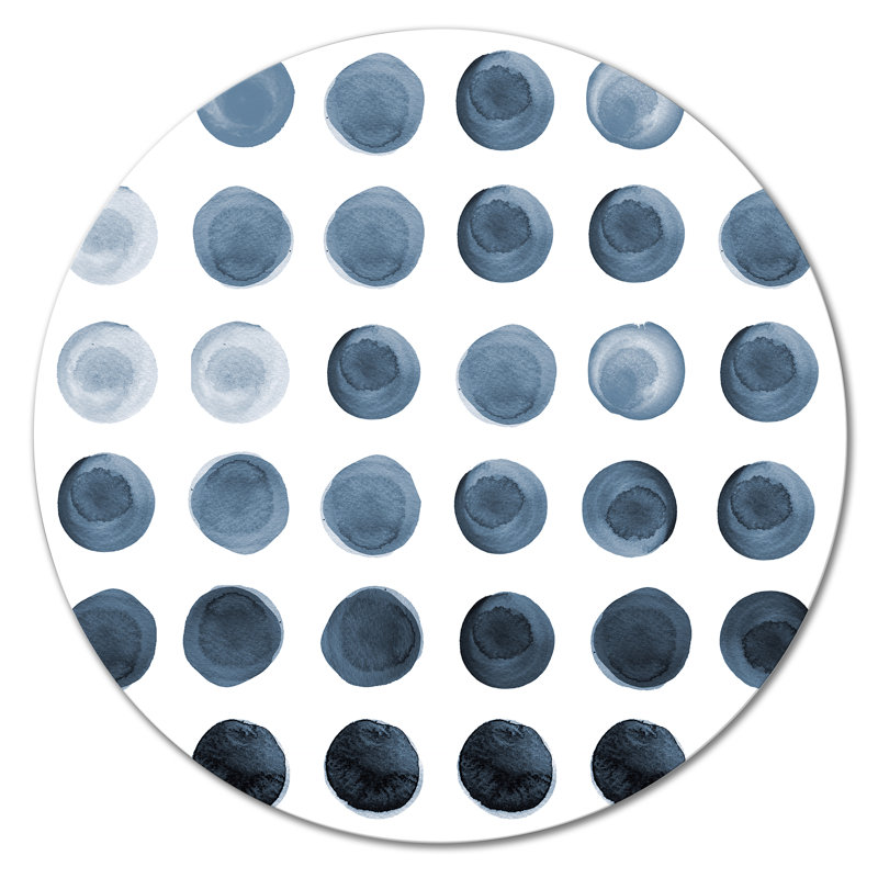 Circle Grid In Shades Of Grey " Circle Grid In Shades Of Grey " Painting Print