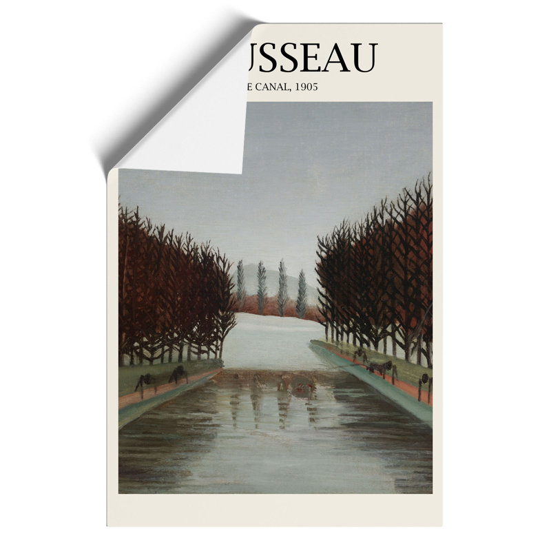 The Canal by Henri Rousseau - No Frame Print, 42cm H x 30cm W x 0.1cm D