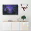 Purple Stars Painting - Wrapped Canvas-56660239