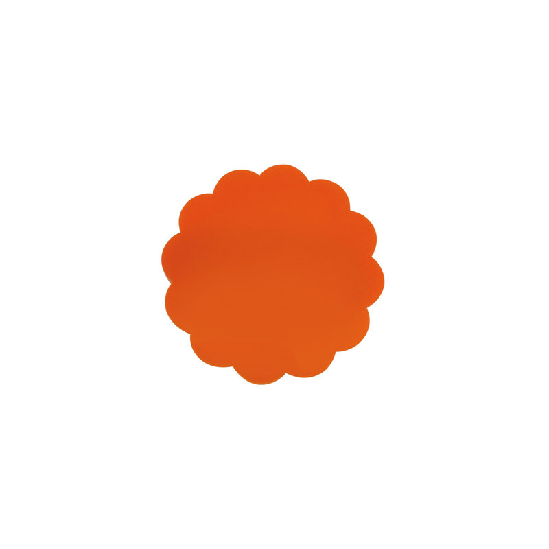 Orange Scallop Napkin Weight, Orange