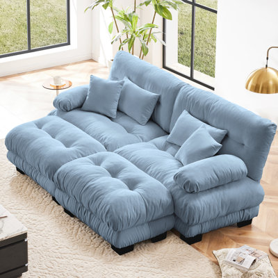 Canapé modulaire en chenille