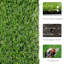 Fasward Outdoor Artificial Grass Turf Rug / Roll