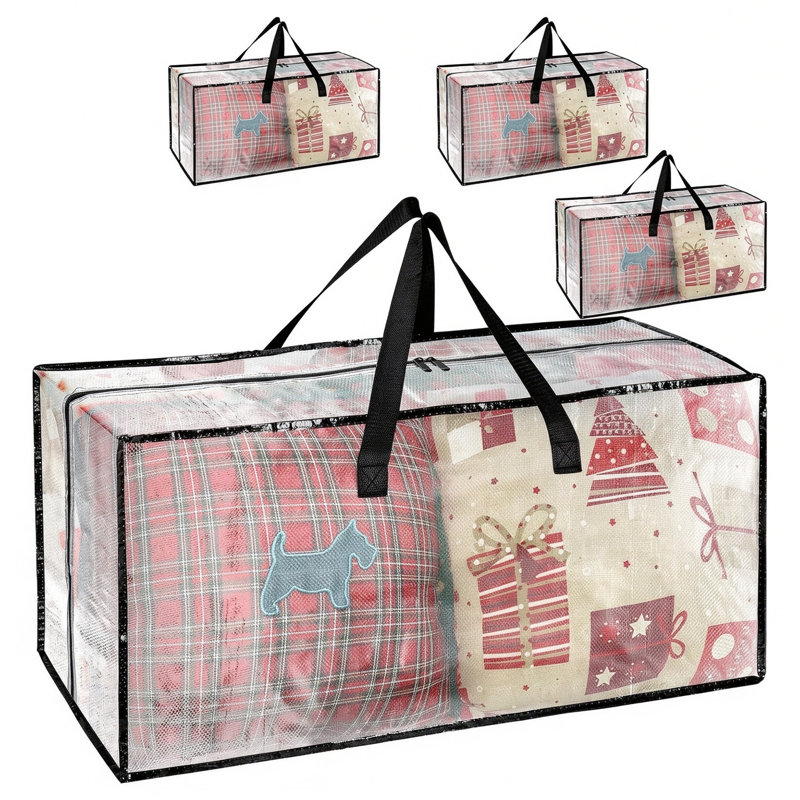 Plastic Storage Bag ,Set of 4