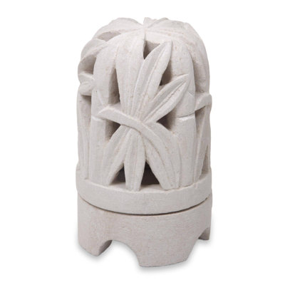 5'' H Stone Tabletop Tealight Holder