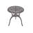 Rattan patio table and chair combination